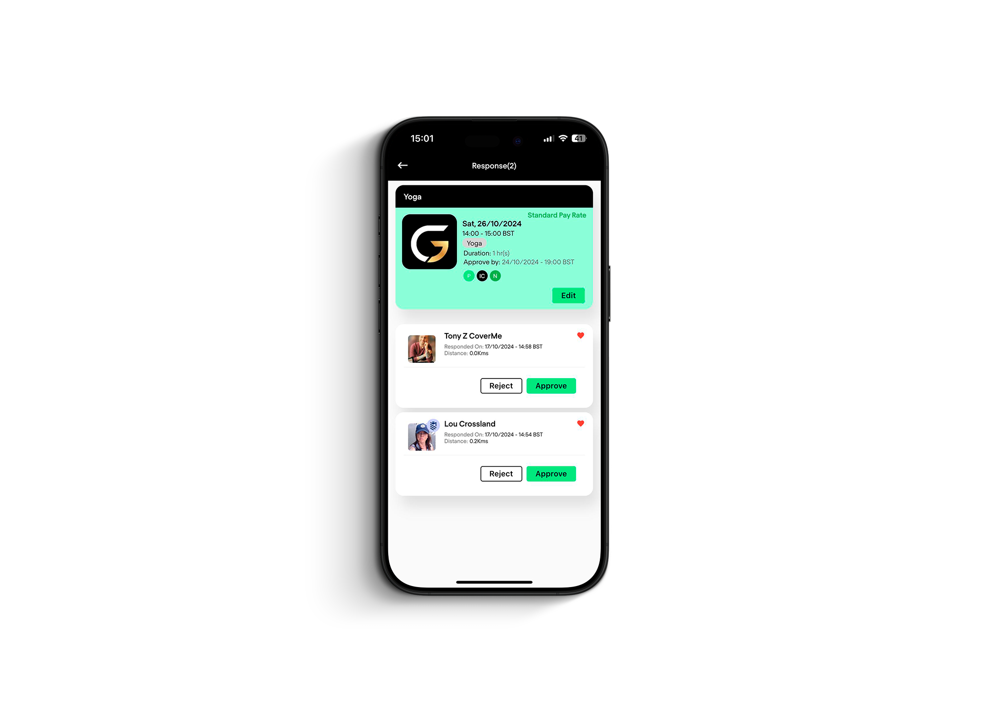 CoverMe dashboard showing class-by-class audit records and compliance reports